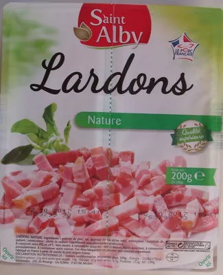 Lardons nature Saint Alby 2 * 100 g (200 g), code 20466572