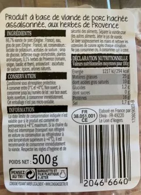 Farce à légumes L etal du boucher, L'etal du Boucher,  SimpleSunny 250g, code 20466640