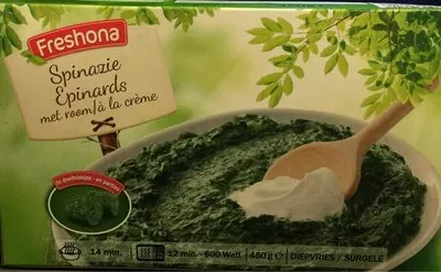 Epinards à la crème Freshona 450 g, code 20493103