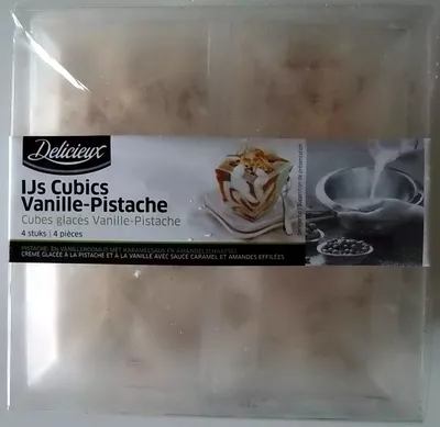 IJs Cubics Vanille-Pistache Délicieux 400 g, code 20502546