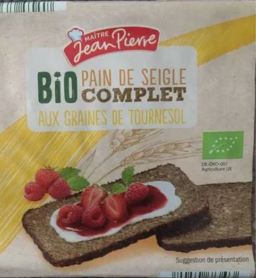 Pain de seigle complet Maitre Jean Pierre 500 g, code 20507343