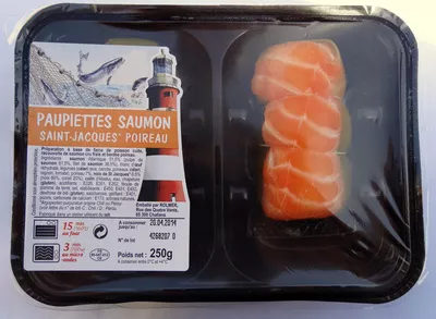 Paupiettes saumon-st jacques-poireau Rolmer 250g en 2 unités, code 20534189