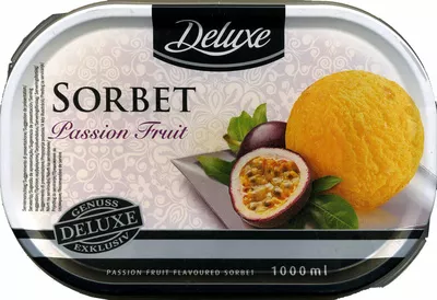 Sorbet passion fruit Deluxe 1 l, 670 g, code 20548469