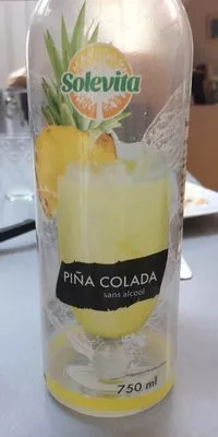 Piña Colada sans alcool Solevita, Lidl 750 ml, code 20556389