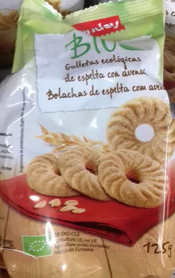 Galletas ecológicas de espelta con avena Sondey 125 g, code 20557430