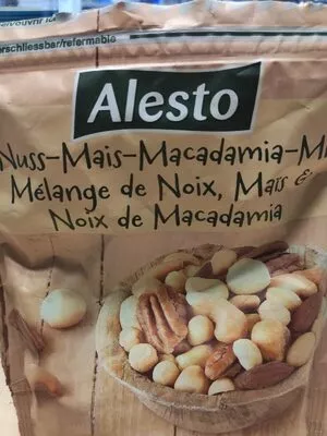 Mélange de noix maïs et noix de macadamia Alesto 200g, code 20559618