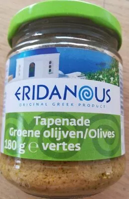 Tapenade groene olijven Eridanous 180 g, code 20560515