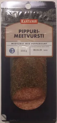 Pippurimeetvursti Kartanon, Lidl 200g, code 20566500