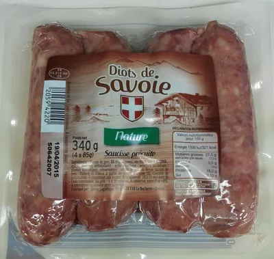 Diots de Savoie nature Sans marque 340 g, code 20594220