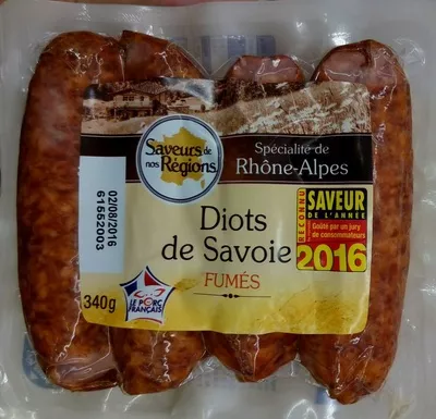 Diots de Savoie fumés Saveurs de nos Régions 340 g, code 20594237