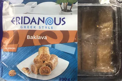 Baklava Eridanous 390 g, 10 pièces de 39 g, code 20616366