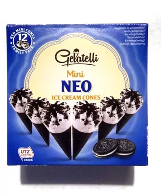 Mini NEO Ice Cream Cones Gelatelli 216 g (12 x 18 g), code 20652340