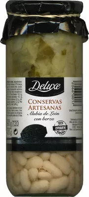 Alubia de León con berza Deluxe 660 g (neto), 450 g (escurrido), 720 ml, code 20660017