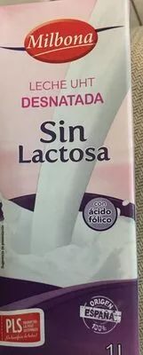 Leche Desnatada, Sin Lactosa Milbona 1 L, code 20704056