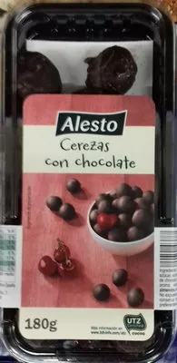 Cerezas con chocolate Alesto 180 g, code 20704377