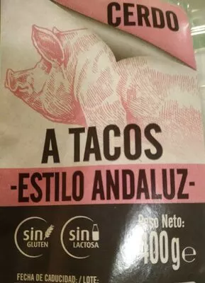 Cerdo a tacos estilo andaluz Lidl , code 20706005