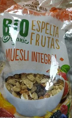 Bio Organic espelta frutas Crownfield 500 g e, code 20708412