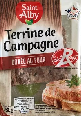 Terrine de campagne label rouge Saint Alby , code 20711450