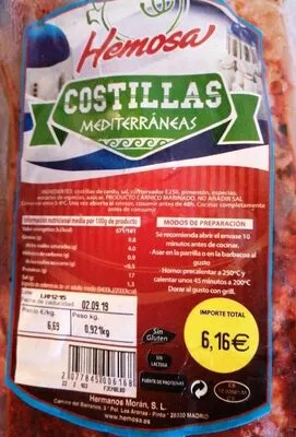 Costillas mediterráneas  , code 2077845006168