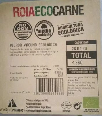 Roiaecocarne  , code 2079000004866