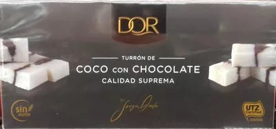 Turrón de coco con chocolate DOR 250 g, code 20797416