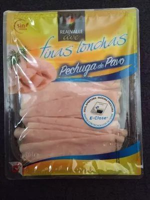 Pechuga de Pavo finas lonchas Realvalle 300g, code 20797775