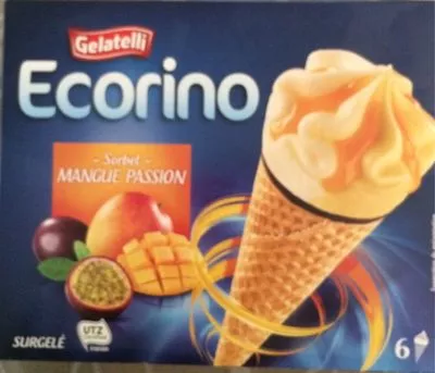 Ecorino mangue passion Gelatelli 450 g (6 x 75 g), 720 ml (6 x 120 ml), code 20800871