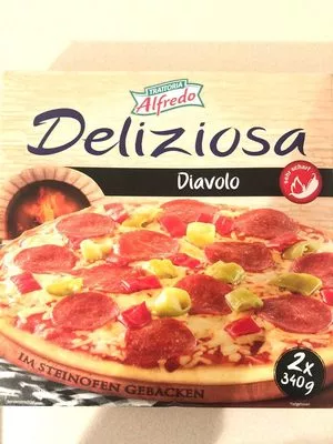 Pizza Alfredo 2x340g Diavolo Alfredo, Deliziosa 680 g (2 x 340g), code 20816841