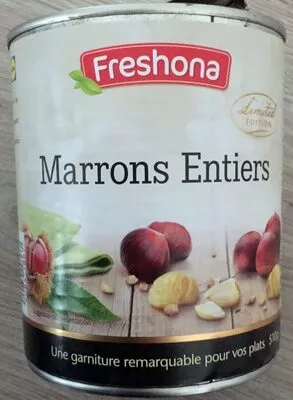 Marrons entiers Freshona 510 g égoutté, code 20841867