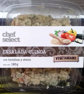 Ensalada quinoa con hortalizas y sémola Chef Select 180 g, code 20842888