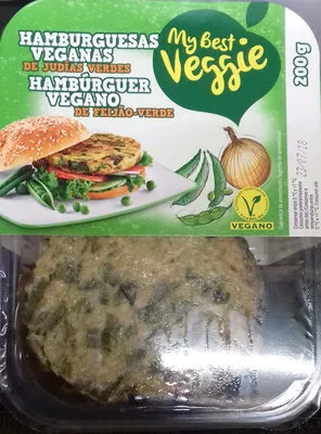 Hamburguesas veganas de judías verdes My Best Veggie 200 g (2 x 100 g), code 20854966