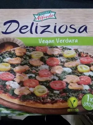 Pizza Deliziosa vegan verdura Trattoria Alfredo 390 g, code 20864842