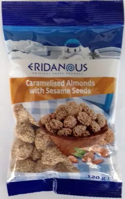 Caramelised almonds with sesame seeds Eridanous 120 g, code 20871949