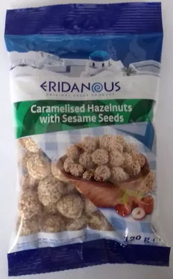 Caramelised hazelnuts with sesame seeds Eridanous 120 g, code 20871956