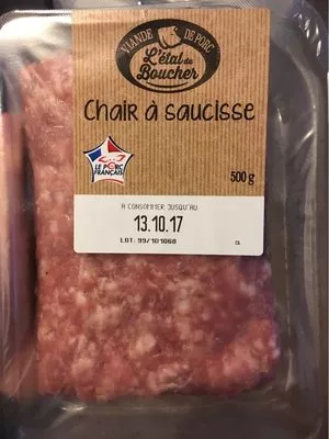 Chair à saucisse L'étal Du Boucher, Lidl 500 g, code 20928735