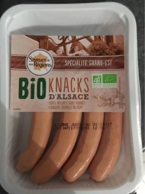 Knacks d'Alsace Saveurs de Nos Régions, Lidl 260 g, code 20928841