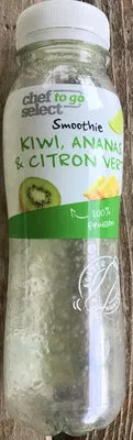 smoothie kiwi, ananas & citron vert Chef select to go 250ml ℮, code 20941215