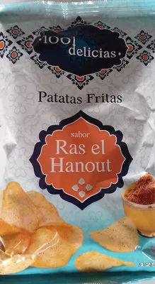 Patatas fritas sabor ras el hanout 1001 Delicias 125 g, code 20944155