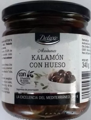 Aceitunas Kalamón in hueso Deluxe 340 g neto, 200 g escurrido, 370 ml, code 20945312