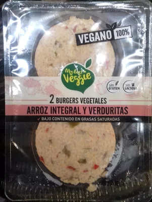 2 burgers vegetales arroz integral y verduritas My Best Veggie 180g (2 x 90 g), code 20946371