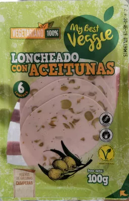 Loncheado con aceitunas My Best Veggie 100 g, code 20946944