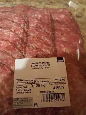 Salami au poivre  128 g, code 2109945004857