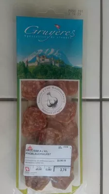 Saucisse à l'ail Epagny SA 83 g., code 2110422003751