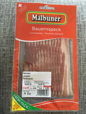 Bauernspeck - lard paysan Malbuener 126g, code 2114901006103