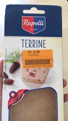 Terrine au morille Rapelli 132 g, code 2122691004551