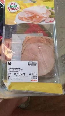 Poitrine de dinde épicée don pollo Migros 139 g, code 2129590004101