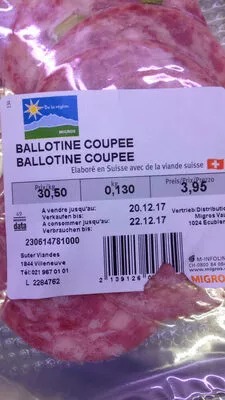 Ballotine coupéee  130 g, code 2139126003959