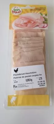 Poitrine de poulet coupée fin (Migros) Migros 92 g, code 2141573002751