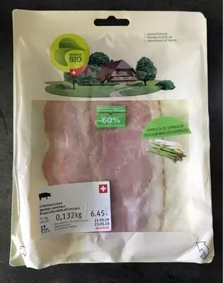 Jambon ramoneur Migros Bio , code 2150222006453