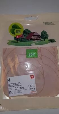 Poitrine de poulet fumé Migros , code 2150223004656